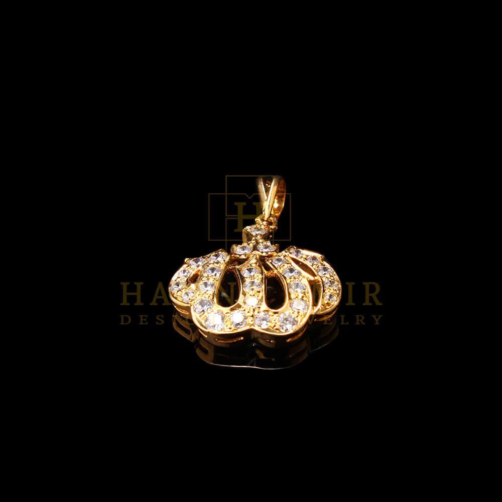 Silver Allah pendent