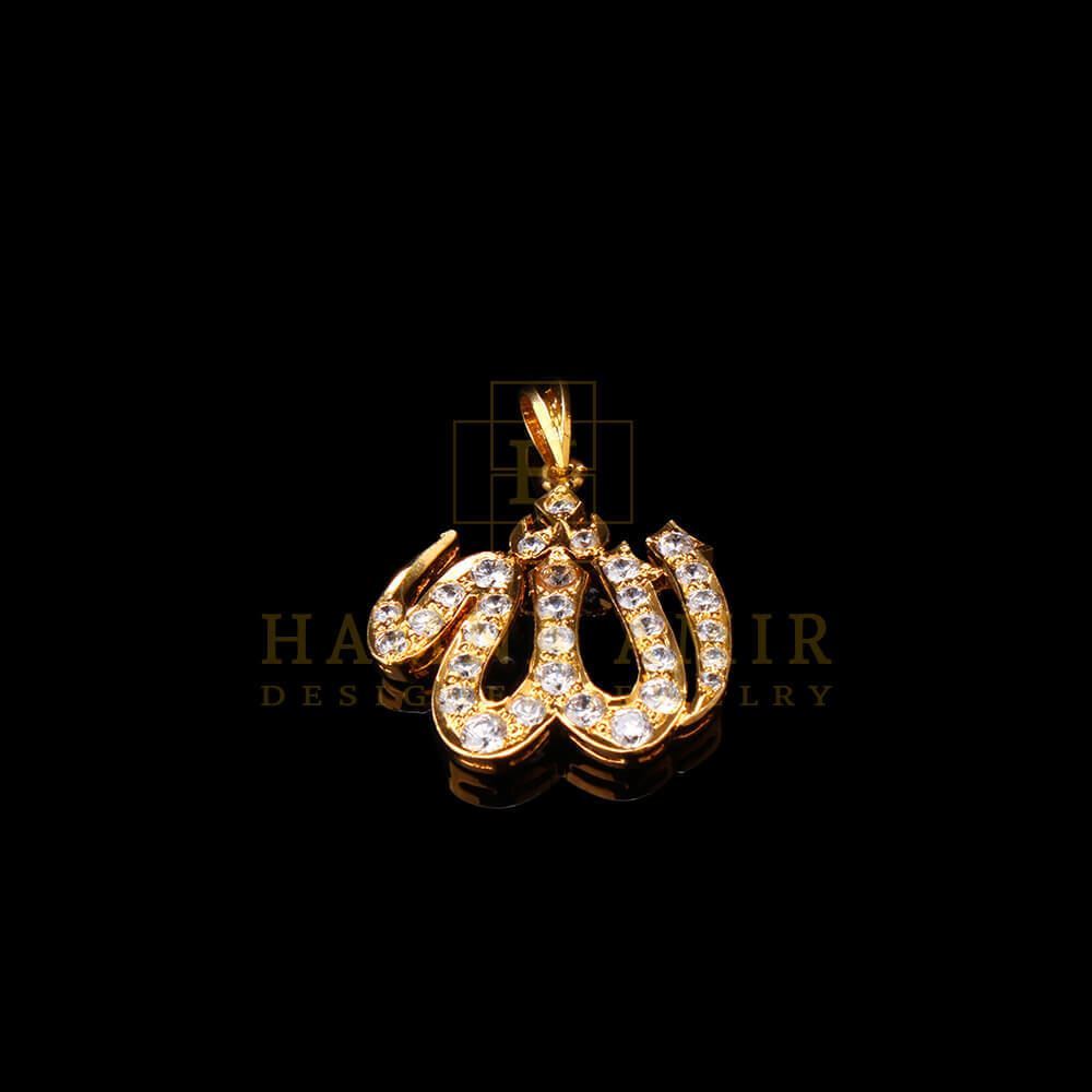 Silver Allah pendent