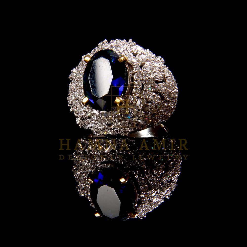 Sterling silver ring (e)