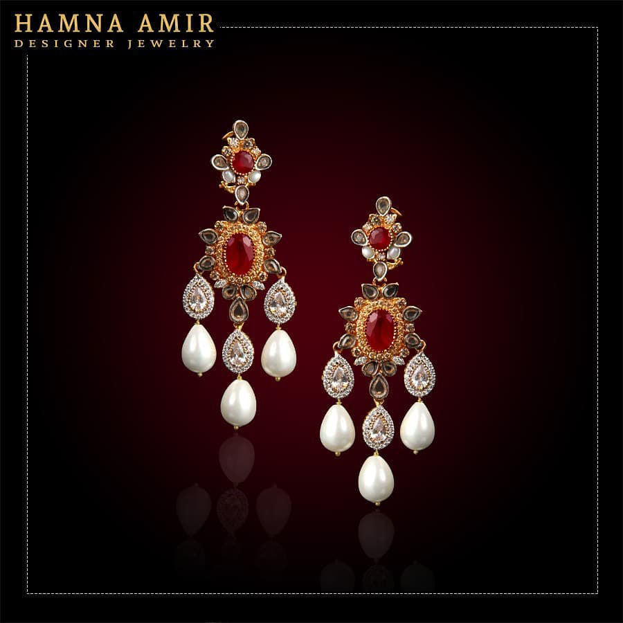 Rubies and pearls set