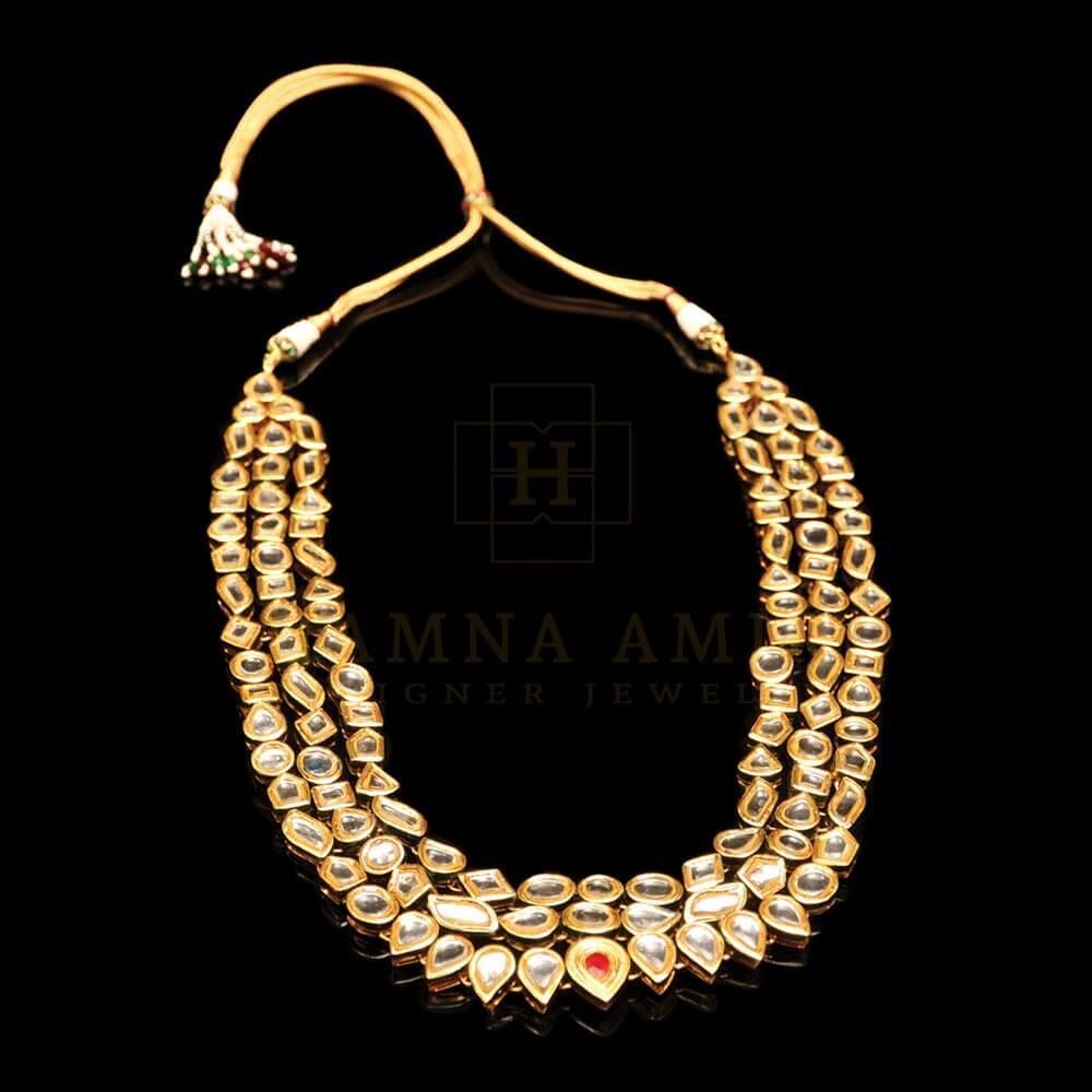 Picture of Two sided kundan mala