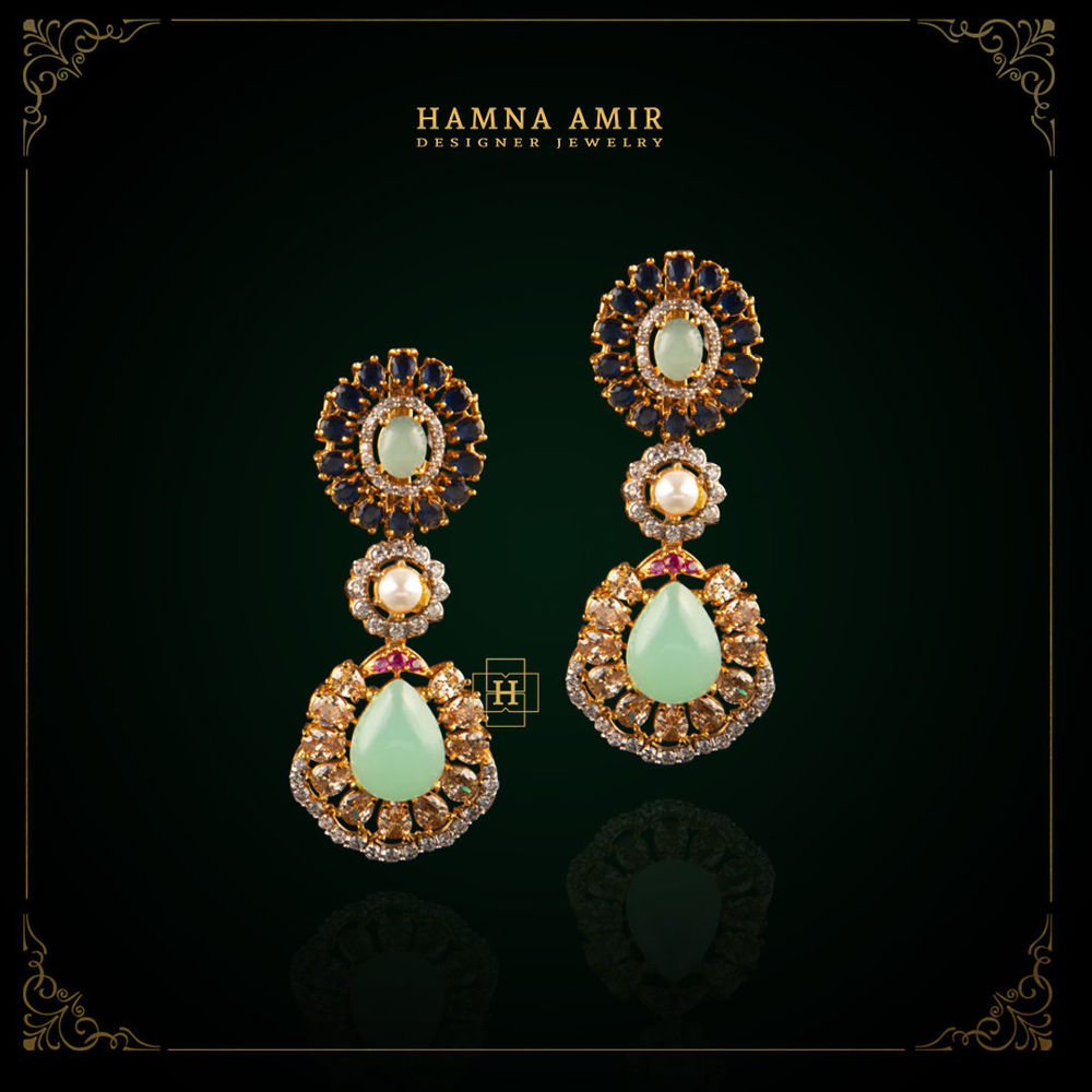 Hamna Amir. Earrings - Women's Designer Jewelry - Hamna Amir